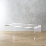 acrylic furniture peekaboo acrylic tall coffee table WZOQRYJ