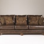 ashley-durablend-antique sofa ... WONACDG