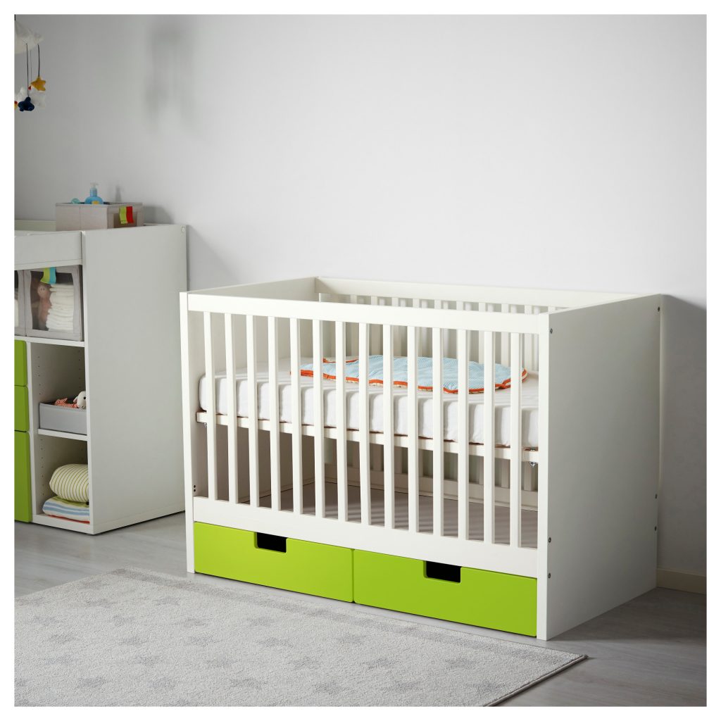 baby cot ikea stuva cot with drawers the cot base can be placed at BXNKZNM