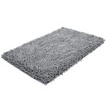 bathroom mat amazon.com: super soft bath mat microfiber shag bathroom rugs non slip DSVNFQL