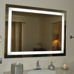 bathroom vanity mirrors with lights amazon.com: wall mounted lighted vanity mirror led mam84836 commercial  grade 48: CMVNXDZ