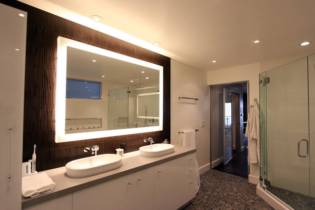 bathroom vanity mirrors with lights armstrong baths modern-bathroom XCERPNY