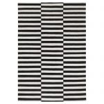 black and white rug stockholm rug, flatwoven - 170x240 cm - ikea DOFGNNX