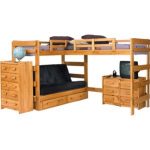 bunk beds l-shaped bunk bed GIQHZKD