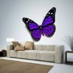 butterfly wall decor | 3d butterfly wall decor | butterfly wall decor ideas NQMBEDY