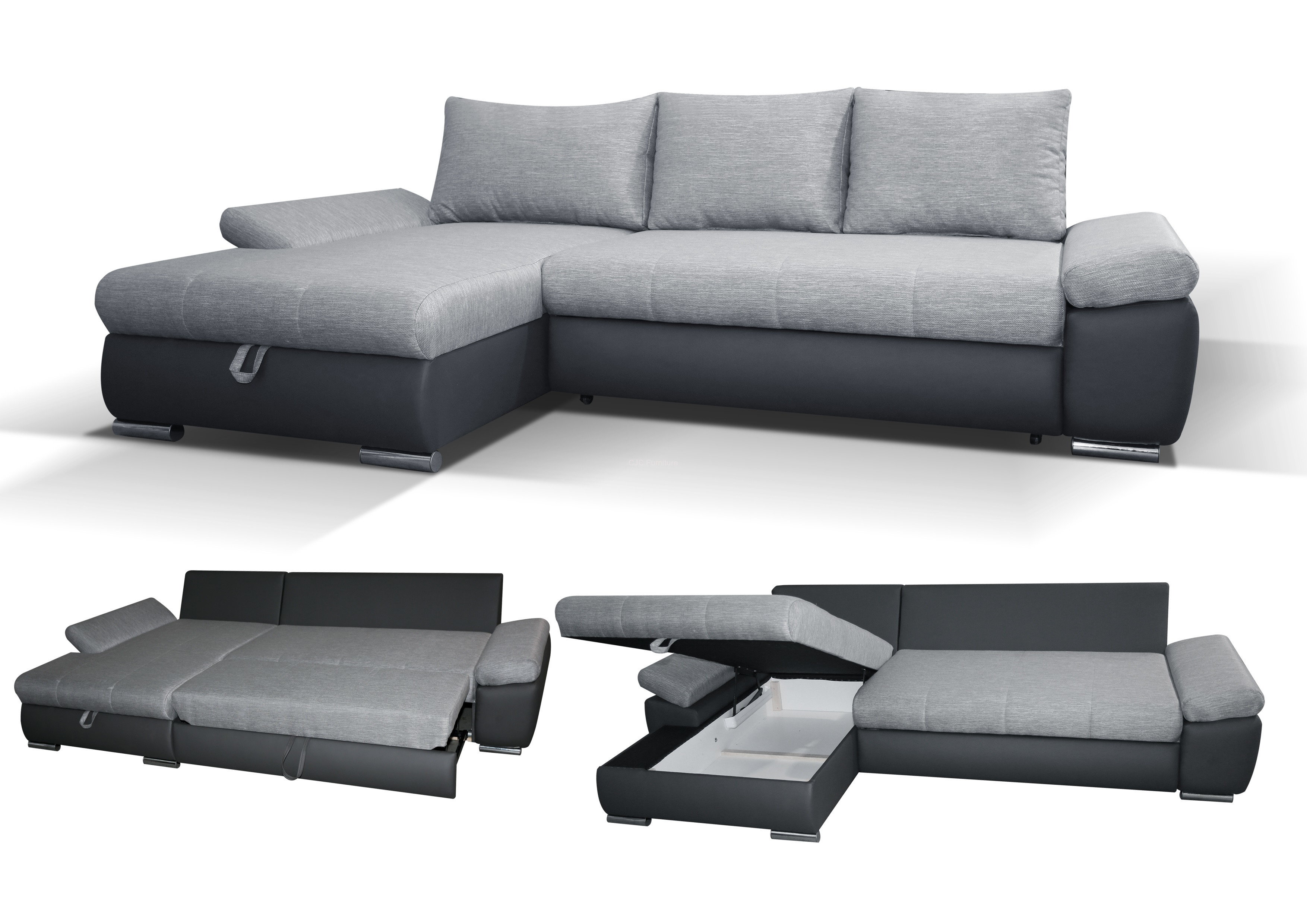 caserto corner sofa bed - left handed AMLUCCP