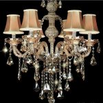 chandelier lamp shades captivating lamp shades for chandeliers with a crystal ball and a small lamp YKXVOTT