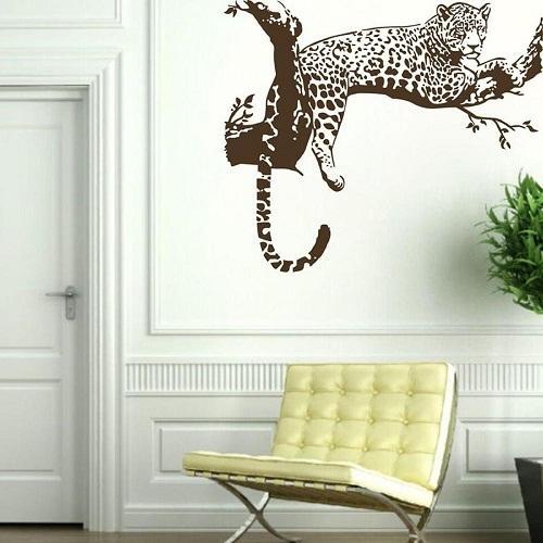 cheetah wall painting LCALMNZ