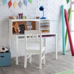 childrens desks guidecraft media desk u0026 chair set - white | hayneedle JWDJUSJ