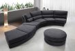 circular sofa small circle sofa applied for modern tiny room: turkey black half circular WLLIMQX