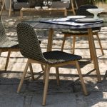 contemporary garden furniture round garden dining chair BWRKEBL