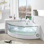 corner baths corner bathtubs with whirlpool glass LMVVDEE