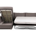 corner sofa bed mondo grey corner storage inner spring mattress sofa bed, storage chaise  open LUCRKII