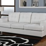 diamond white leather sofa bed LDIPJIK