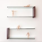 floating glass shelves home - glass shelving BNQUINO