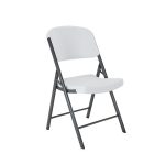 folding chairs amazon.com: lifetime 42804 folding chair, white granite, pack of 4: garden  u0026 EAFTYCW