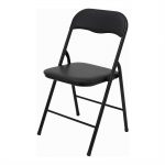 folding chairs marquee padded vinyl black folding chair | bunnings warehouse NEQLAEH