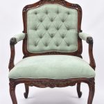 french provincial furniture louis xv armchair with tufted backrest HDPVBRO