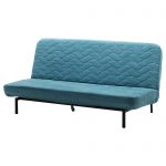 futon sofa nyhamn sleeper sofa, with foam mattress, borred green/blue width: 78 3 JGRRMLH