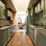 galley kitchen.  RXSPCQZ