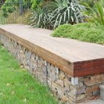 garden seats gabions for garden seat - could be done around raise beds for easy VJLSNRR