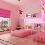 girls bedroom designs adorable pink twin bedroom BQXNLXS