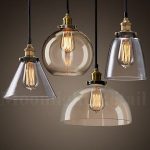 glass lamp shades image is loading new-modern-vintage-industrial-retro-loft-glass-ceiling- QGZFWVH