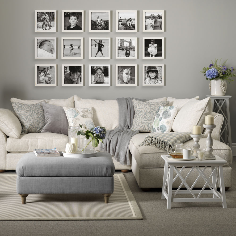 Grey Living Room mix grey with warmer neutrals DFBSDJH
