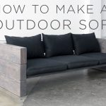 how to make an outdoor sofa - youtube TXVHYJV