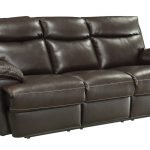 hughes leather reclining sofa UUVOCFP