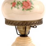 hurricane lamps small red rose 18 LASMMKM
