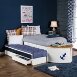 kids trundle beds furniture of america capitaine boat twin bed with trundle and storage VKPBGVD