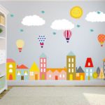 kids wall decals city wall decals, nursery wall decal, wall decals nursery, baby wall decal, HJXFVUJ