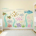 kids wall decals ocean decal - ocean wall decals - fish decal - removable wall decals RKGZLOQ