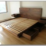 king size bed frames king size platform bed with drawers planshome furniture design - beds : VGCNRJP