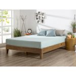 king size bed frames priage rustic oak solid wood deluxe platform bed VEJYRQI
