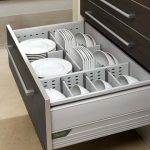 kitchen drawers simple dishes organizer works really well. OPSOXTK