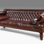 leather regency antique sofa QWVBPNQ