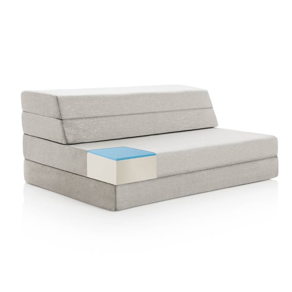 lucid 4-inch gel memory foam folding mattress/ sofa WELOKPK