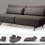 mobital iso charcoal tweed double sofa bed with 2 single swivel chairs HOJASRX