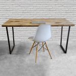 modern desk brooklyn modern rustic reclaimed wood desk JOUSQVT