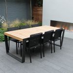modern garden furniture rustic outdoor dining chairs HQFOOLH