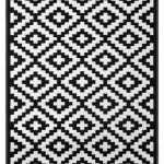 nirvana black and white rug XCBTAIT