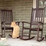 outdoor rocking chair coral coast indoor/outdoor mission slat rocking chair - natural | hayneedle XKWIRJA