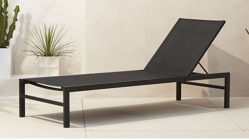 patio chaise lounge idle black outdoor chaise lounge ... KIZSTKU