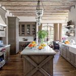rustic kitchen antique tunisian tile from exquisite surfaces makes a lively backsplash in  gisele VXAQXHJ