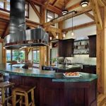 rustic kitchen by trilogy partners in steamboat springs, colorado YPXHOVW