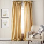 silk curtains heritage landing 84-inch faux silk lined curtain pair BSRLUQK