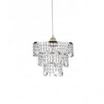small chandeliers the lighting book cybil small easy fit crystal chandelier, chrome frame VOCCVDK