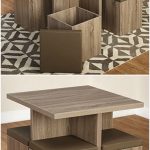 small dining table dining table with four storage ottomans ($182.31). this small table is  ideal YYAIFUP
